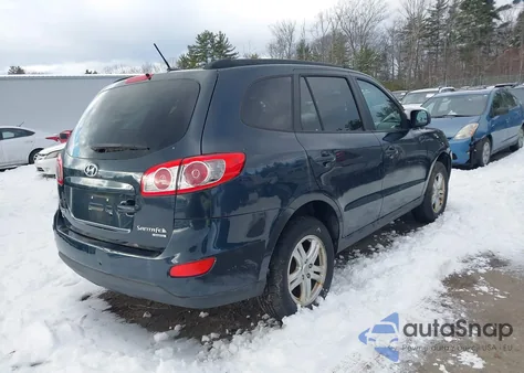 2010 Hyundai Santa Fe Gls z USA, uszkodzony, nr VIN 5NMSGDAB7AH347354